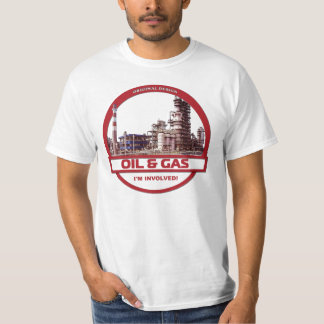Olie en gas - wit t-shirt