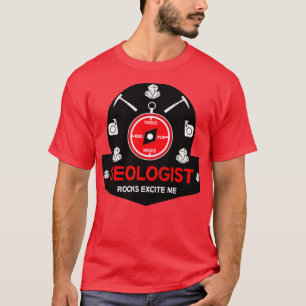 Olie- en gasgeoloog Gifts Rocks Engineer T-shirt