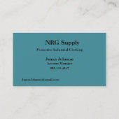 Olie- en gasindustrie Rig Rundvee Amerikaanse vlag Visitekaartje (Achterkant)