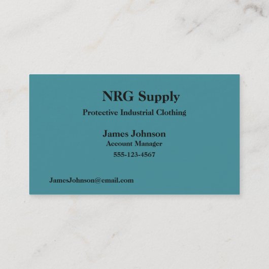 Olie- en gasindustrie Rig Rundvee Amerikaanse vlag Visitekaartje (Achterkant)