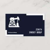 Olie- en gasingenieur QR Visitekaartje (Voorkant)