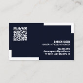 Olie- en gasingenieur QR Visitekaartje (Achterkant)