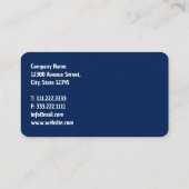 Olie- en gasingenieur visitekaartje (Achterkant)