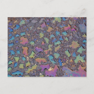 Olie en water briefkaart