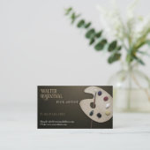 Olie Fine Artist | Beroepsbeoefenaars Visitekaartje (Staand voorkant)