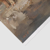 Olie geschilderd 7 Varkens Beste Vrienden Decoupag Tissuepapier (Detail)