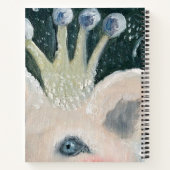 Olie geschilderde heilige kat notitieboek (Achterkant)