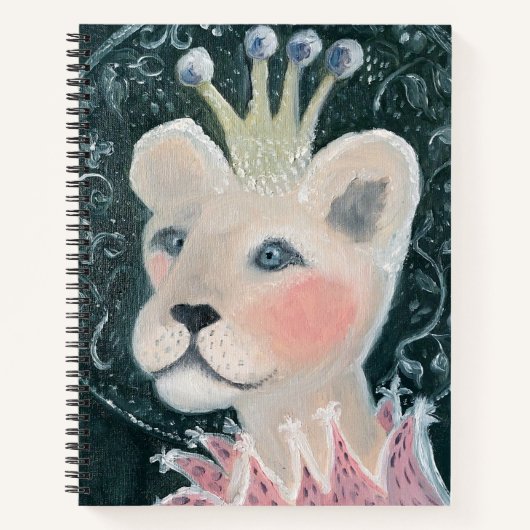 Olie geschilderde heilige kat notitieboek (Voorkant)