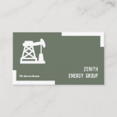 Olie-industrie QR Visitekaartje (Voorkant)