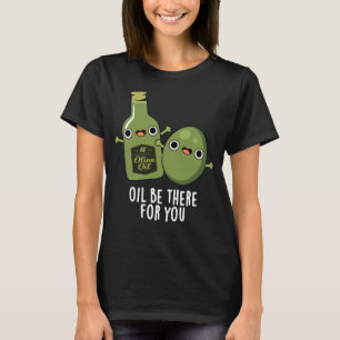 Olie is er voor je grappige Olive Pun Dark BG T-shirt