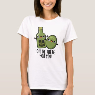 Olie is er voor jullie grappige Olijfbont T-shirt