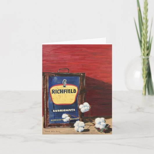 Olie & Katoen Kaart (Voorkant)