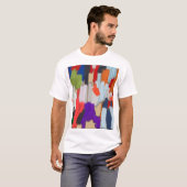 Olie Kleur op T-shirt (Voorkant volledig)