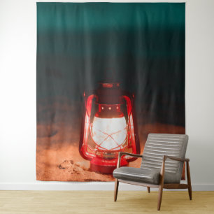 Olie lamp wandkleed