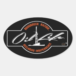 OLIE LIFE Olieveld Ovale Sticker