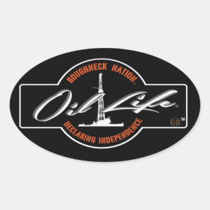 OLIE LIFE Olieveld Ovale Sticker