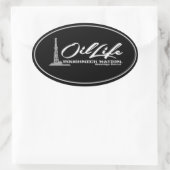 OLIE LIFE Olieveld Ovale Sticker (Tas)