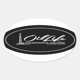 OLIE LIFE Olieveld Ovale Sticker