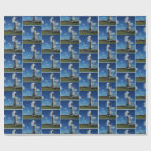 Olie met rooiing, printpapier met cadeautjes cadeaupapier (Vlak)