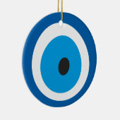 Olie Oogblauw Turks boze oog Charm Nazar Keramisch Ornament (Rechts)