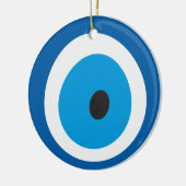 Olie Oogblauw Turks boze oog Charm Nazar Keramisch Ornament (Links)