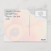 Olie op canvas Perziken Bedankt Briefkaart (Achterkant)