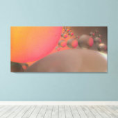 Olie op water canvas afdruk (Insitu (Houten vloer))