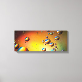 Olie op water canvas afdruk