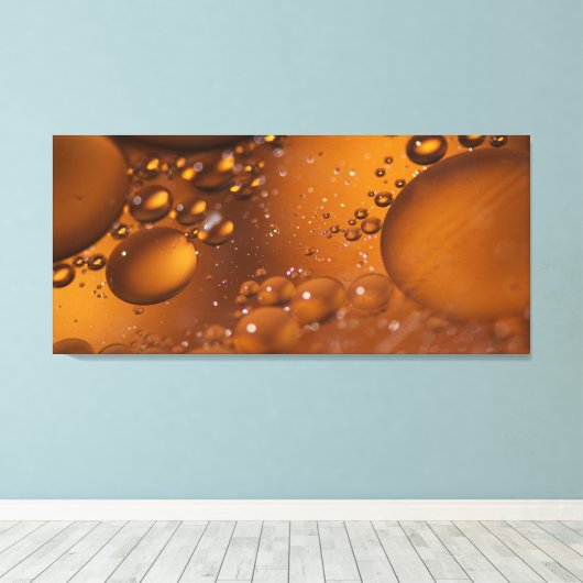 Olie op water canvas afdruk (Insitu (Houten vloer))