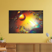 Olie op water canvas afdruk (Insitu (Woonkamer))