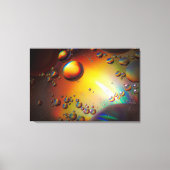 Olie op water canvas afdruk (Voorkant)