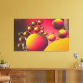 Olie op water canvas afdruk (Insitu (Woonkamer))