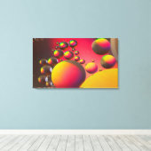 Olie op water canvas afdruk (Insitu (Houten vloer))