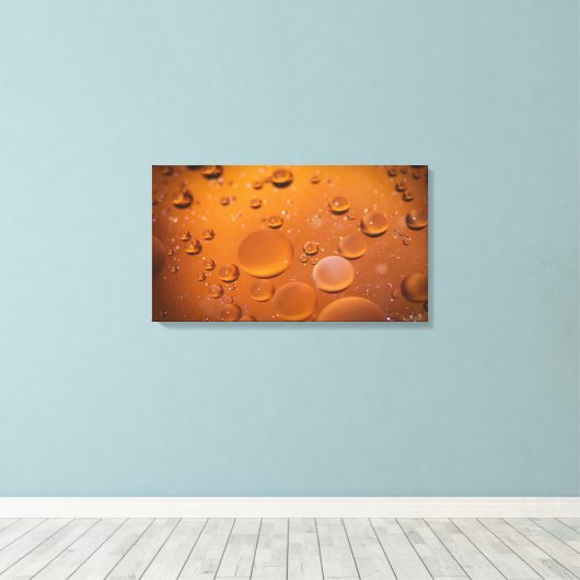 Olie op water canvas afdruk (Insitu (Houten vloer))