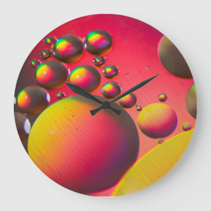 Olie op water grote klok