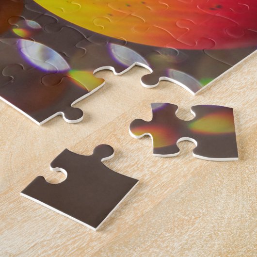 Olie op water legpuzzel (Zijkant)