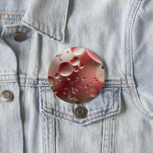 Olie op water ronde button 7,6 cm (In situ)