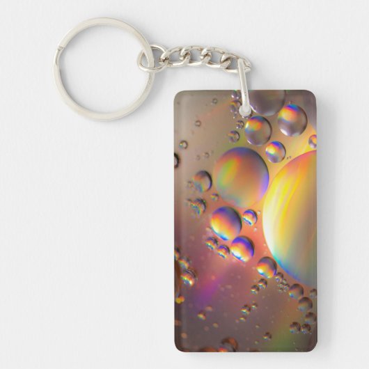 Olie op water sleutelhanger (Voorkant)