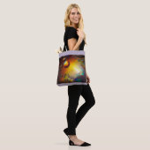 Olie op water tote bag (Op model)