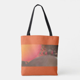 Olie op water tote bag
