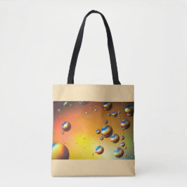 Olie op water tote bag