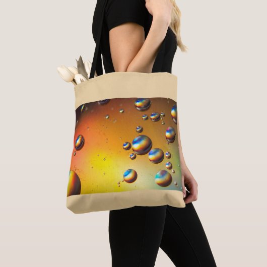Olie op water tote bag (Dichtbij)