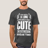 Olie Rig Oilfield Worker Cute T-shirt (Voorkant)