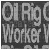 Olie Rig Worker Extraordinaire Stof (Close Up)