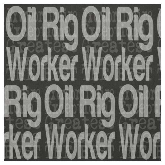 Olie Rig Worker Extraordinaire Stof (Swatch)