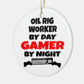 Olie Rig Worker Zombie Slayer Keramisch Ornament (Links)