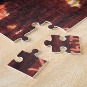 Olie Rigs bij Nacht 1014pc Puzzel (Zijkant)