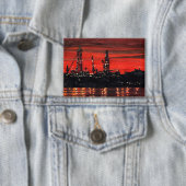 Olie Rigs bij nacht Button (Insitu)