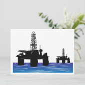 Olie Rigs-uitvindingen Kaart (Staand voorkant)