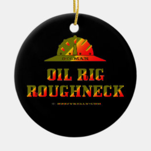 Olie Rooghnek, olieveldafval, Olie, gas, Riggen Keramisch Ornament